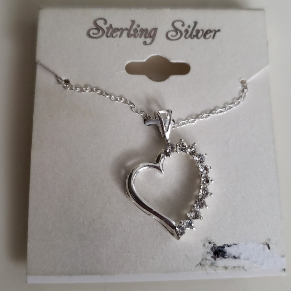 Sterling Silver Heart Necklace